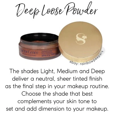 SeneGence DEEP Translucent Loose Powder New Formula/Packaging New & Sealed - Image 1 of 4
