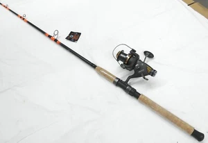Monster Catfish Spinning Combo 7'6" 1PC / 9BB Bait Runner Reel - Picture 1 of 9