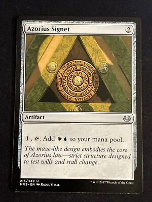 1x Azorius Signet (215) Modern Masters 2017 LP MTG Magic the Gathering x1 MKE - Image 1 of 2