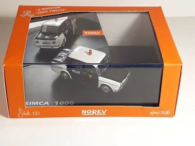 Norev 1:43 - Simca 1000 Police - mint - rare - Immagine 1 di 4