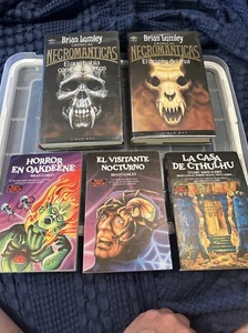 Brian Lumley 5 Spanish Language Horror Signed First Edition - Picture 1 of 23