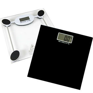 BATHROOM SCALES WEIGHING DIGITAL LCD ELECTRONIC HOME BODY GLASS SCALE WEIGHT
