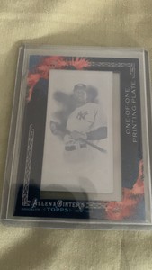 Topps Allen Ginter Arod printing plate 1/1