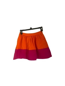 Kate Spade Girls size 10 NY Orange Hot Pink Skirt - Picture 1 of 4
