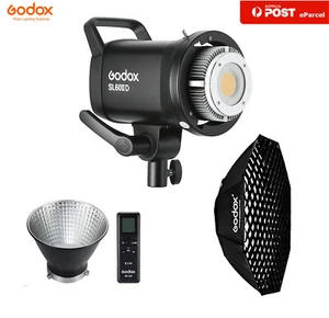 Godox SL60IID 70w Bowens LED Video Continuous Light + 95cm Grid Softbox - Picture 1 of 13