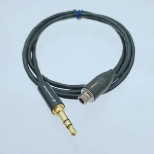 Mini jack 3,5 mm TRS cavo di prolunga blocco jack da uomo a donna per microfoni Sennheiser - Foto 1 di 1
