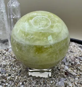 Citrine Sphere – 6.6cm | Abundance, Energy & Joy | 420g - Picture 1 of 7