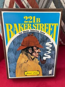 221B Baker Street The Master Detective Sherlock Holmes 1977 Board Game - Picture 1 of 4