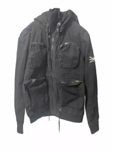 NWT JACK JONES Original 1975 Hooded Jacket for Men Black, SIZE M#15 - Picture 1 of 9
