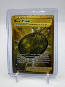 Medalla del Héroe (Secreto) 201/185 (Nuevo) Vivid Voltage Holo Inglés Pokemon Juego de cartas coleccionables - Imagen 1 de 2