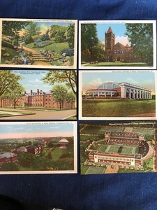 Vintage University of Chicago Illinois Postcards Stadium Law Building Unused - Picture 1 of 8