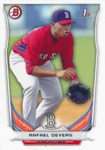 Lot of (10) 2014 Rafael Devers RED SOX 1st Bowman Prospects #TP37 Rookie Card rC - Picture 1 of 1