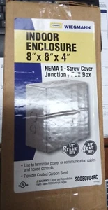 Hubbell Wiegmann Innengehäuse 8"x8"x4" Schraubdeckel SC080804RC - Bild 1 von 2