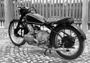 BMW 500 tipo 255 primer cuadro sin saltar Kraus 1935 Avus Berlín foto moto - Imagen 1 de 1