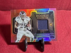 Hassan Haskins 2022 Panini Select RC Rookie Swatches Patch Red Prizm Titans - Picture 1 of 4