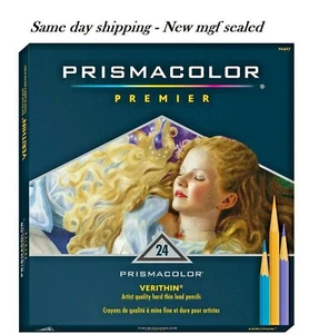 Lápices de colores Prismacolor Premier 24/paquete Verithin - plomo duro, sellado Mfg - Imagen 1 de 12