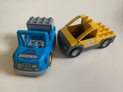 LEGO Juguetes de Repuesto Pizza Planet y Jurassic World Camiones Amarillo Azul Foto 1 de 4