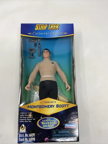 Playmates Toys Lt. Commander Montgomery Scott Action Figure New Cover