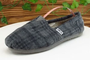Toms Women Sz 6.5 M Gray Flat Fabric Shoes - Picture 1 of 7