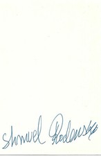 Shmuel Rodensky Autogramm signed 10x15 cm Karteikarte