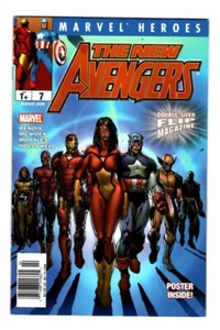 MARVEL HEROES FLIP MAGAZINE 7, NEWS, VF+ (8.5), NEW AVENGERS, POSTER INC * - Picture 1 of 2