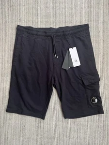 CP Company Lens Jogger Shorts - Size: Mens UK XL - Total Eclipse (888) £205 RRP! - Picture 1 of 7