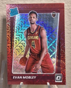 2021-22 Donruss Optic #175 Evan Mobley - Rated Rookie Red Mojo SP (RC) CAVALIERS - Foto 1 di 2