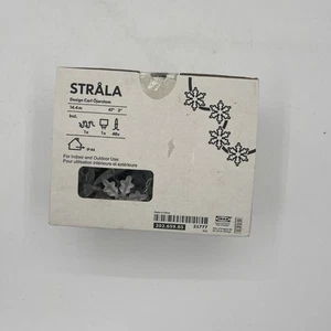 IKEA STRALA LED Lichterkette Vorhang Lichterstern weiß Innen/Außen - Bild 1 von 2