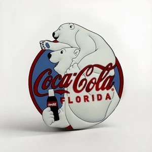 The Coca Cola Florida Company Magnet Coca-cola Polar Bear Magnet - Picture 1 of 3