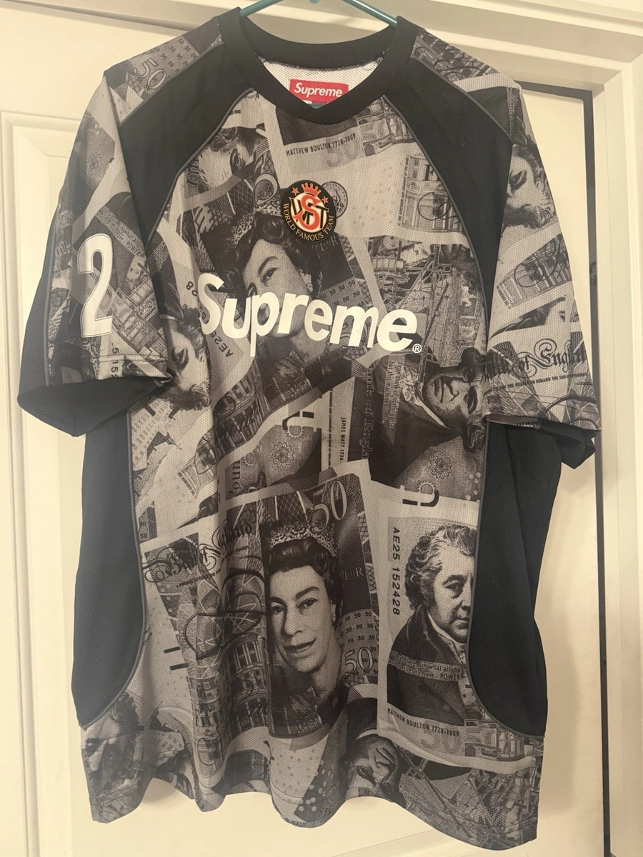 ウェア Pounds Soccer Jersey supreme Supreme Pounds Soccer Jersey Black Men's - FW25 - US