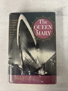 Neil Potter & Jack Frost | The Queen Mary | 1961 Hardcover Ex-Library DJ - Foto 1 di 13