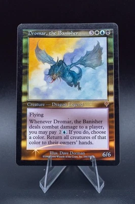 Dromar, the Banisher: 2000 Magic the Gathering - Invasion Foil - Image 1 of 2