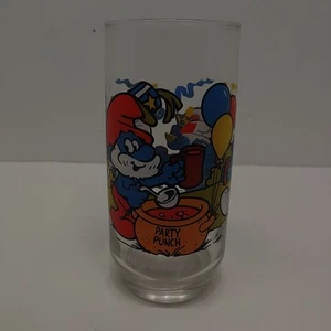 Vaso de beber Peyo Pitufos Papa Pitufo 6" 1983 vintage Wallace Berrie & Co. - Imagen 1 de 4