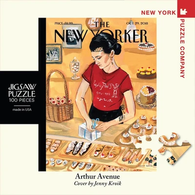Arthur Avenue The New Yorker 100 Piece Mini Jigsaw Puzzle NYPC New - Image 1 of 2