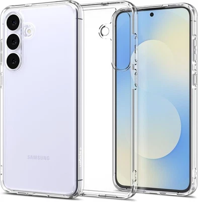 Funda transparente antiamarilla para teléfono Samsung Galaxy S25 FE 5G a prueba de golpes Foto 1 de 4