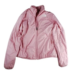 The North Face Jacket Girls XXL (18-20) Pink Coat Puffer Full Zip Pockets - Picture 1 of 7