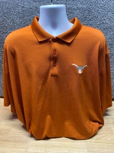 Texas Longhorns Poloshirt Herren 3XL Antigua Orange Golf Kurzarm Strick - Bild 1 von 12