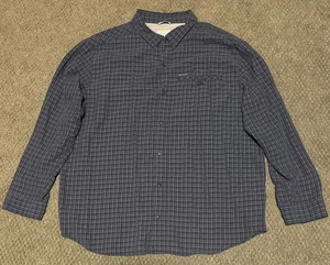 Columbia Mens Omni-Shade Sun Protection Long Sleeve Vented Button Up Shirt 2XL - Picture 1 of 5
