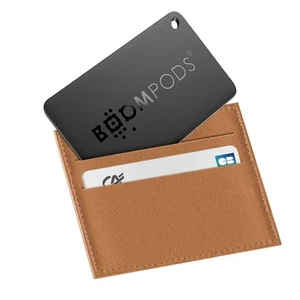 Boompods Tracker carte Bluetooth Ultra plate Batterie 3 ans Boomcard Noir - Photo 1/6