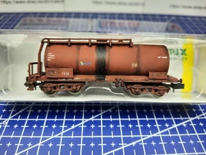 Vagón Cisterna tipo RR Renfe Minitrix Escala N Repintado y envejecido - Imagen 1 de 8