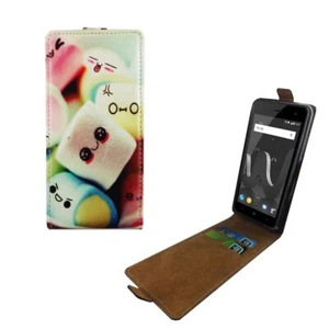 Wiko Jerry 2 Etui Case Komórka Cover Ochrona Pokrowiec Flip Futerał ochronny Etui Kolorowe - Zdjęcie 1 z 3