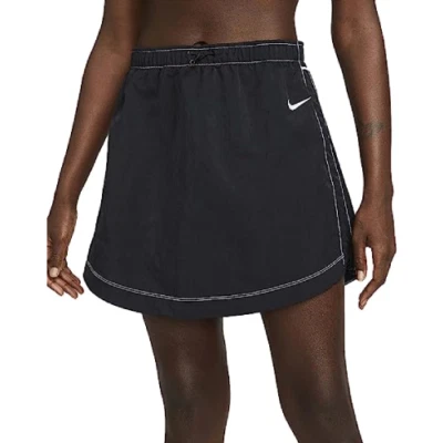 New Nike Women's Sportswear Swoosh Woven Skirt Black Pick Size MSRP:$55.00 - Image 1 of 4
