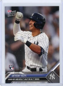 Anthony Volpe  2023 Topps Now #119 Rookie Hits 1st Leadoff Home Run NY Yankees a - Picture 1 of 5