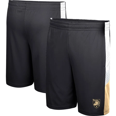 Youth Colosseum Black Army Black Knights Very Thorough Colorblock Shorts Cover