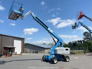 2014 Genie S-65 65' 4WD Diesel Telescopic Boom Lift Man Aerial Platform bidadoo