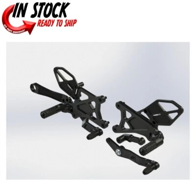 VORTEX V3 2.0 FOOTPEG REARSETS YAMAHA 2015-2023 YZF-R1 R1M / 15-18 YZF-R1S RS671 - Image 1 of 3