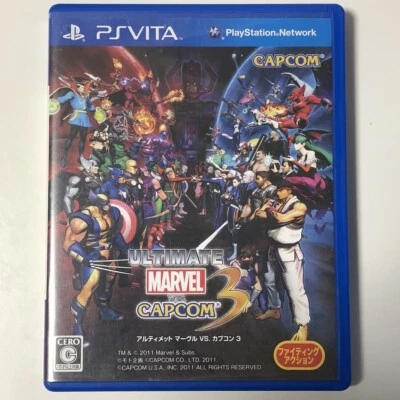 Ultimate Marvel vs. Capcom 3 Sony PlayStation Vita PS Vita PSV Japan Tested - Image 1 of 4