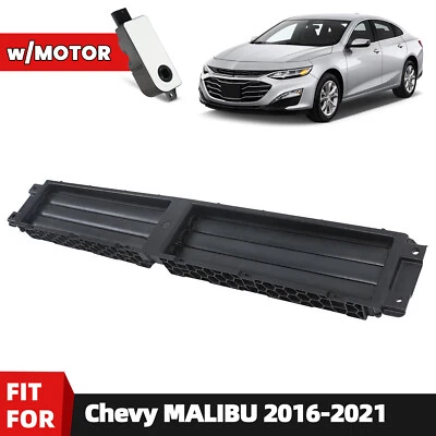 For 2017-2023 Chevrolet Bolt EUV/ Malibu Lower Radiator Shutter Grille W/Motor - Imagem 1 de 4
