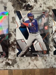 2018 TOPPS FINEST REFRACTOR ROOKIE CARD NEW YORK METS AMED ROSARIO #81 - Picture 1 of 1