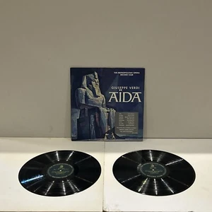 Giuseppe Verdi Aïda Double 2-LP Record The Metropolitan Opera Record Club 1956 - Imagen 1 de 17